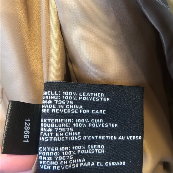 Michael Kors Leather Jacket, new without tags!!! - Picture 8 of 8